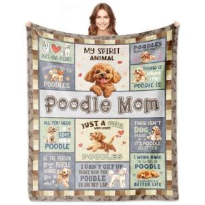 Cozy Poodle Blanket for Dog Lovers