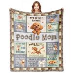 Cozy Poodle Blanket for Dog Lovers
