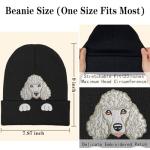 Poodle Beanie Hat for Dog Lovers