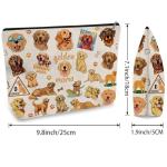 Funny Golden Retriever Makeup Bag - Perfect Gift!