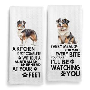 Australian Shepherd Kitchen Towels for Dog Lovers