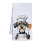 Schnauzer Dog Kitchen Towels for Dog Lovers