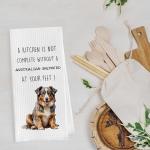 Funny Australian Shepherd Kitchen Towels Set of 2