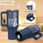 Funny Fox Schnauzer Tumbler Gift for Dog Lovers
