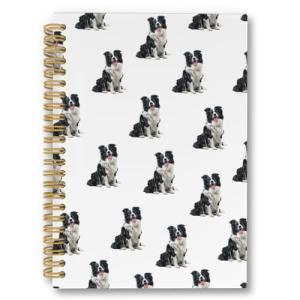 Border Collie Spiral Notebook for Dog Moms