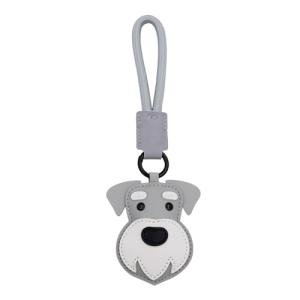 Cute Dog Breed Leather Keychain - Perfect Gift