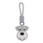Cute Dog Breed Leather Keychain - Perfect Gift