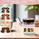 Dachshund Affirmation Jar – 60 Positive Cards