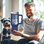 Funny Fox Schnauzer Tumbler Gift for Dog Lovers