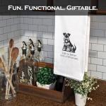 Schnauzer Kitchen Towel - Perfect Gift for Owners