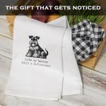 Schnauzer Kitchen Towel - Perfect Gift for Owners