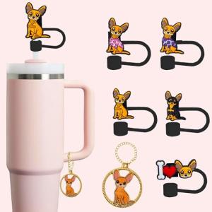 Chihuahua Straw Topper for Stanley Cup Fun