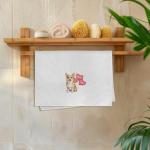 Funny Corgi Valentine's Kitchen Towels for Dog Lovers