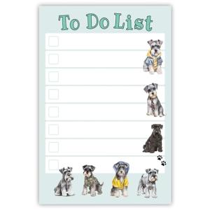 Schnauzer Sticky To-Do List Notepad for Dog Moms