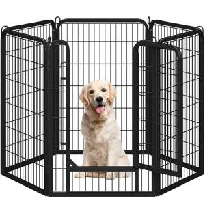 Yaheetech Heavy Duty Dog Playpen for Outdoors