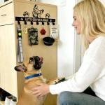 French Bulldog Wall Leash Holder and Key Rack