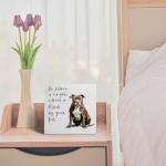 Funny Pitbull Wooden Sign for Dog Lovers