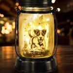 Jack Russell Terrier Solar Lantern for Dog Lovers