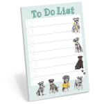 Schnauzer Sticky To-Do List Notepad for Dog Moms