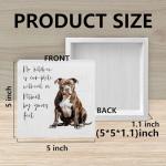 Funny Pitbull Wooden Sign for Dog Lovers