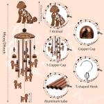 Poodle Wind Chimes - Cute Outdoor Dog Decor