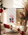 Border Collie Christmas Kitchen Towels for Dog Lovers
