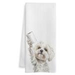 Funny Maltese Hand Towels for Dog Lovers