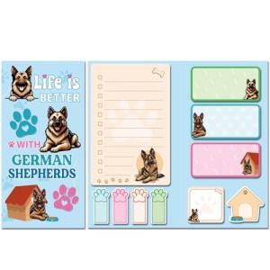 German Shepherd Sticky Notes - 400 Sheets