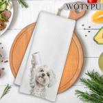 Funny Maltese Hand Towels for Dog Lovers