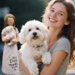 Dog Mom Gifts - Hand-Painted Dog Figurine