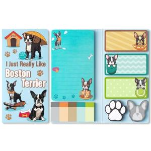 Boston Terrier Sticky Notes Set - 550 Sheets