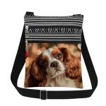 Puppy Print Crossbody Bag for Dog Lovers