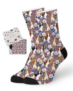 Cavalier King Charles Spaniel Fun Dog Socks