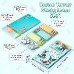 Boston Terrier Sticky Notes Set - 550 Sheets