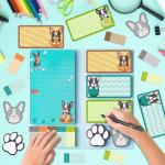 Boston Terrier Sticky Notes Set - 550 Sheets