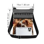 Puppy Print Crossbody Bag for Dog Lovers