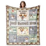 Cozy Jack Russell Blanket for Dog Moms