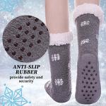 Cozy Non-Slip Fleece Slipper Socks for Women