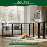 Yaheetech Heavy Duty Dog Playpen for Outdoors