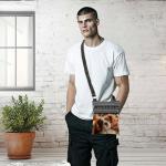 Puppy Print Crossbody Bag for Dog Lovers