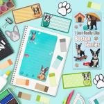 Boston Terrier Sticky Notes Set - 550 Sheets