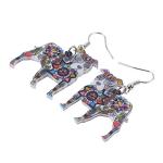BONSNY "BUSTER" Pit Bull Pop-Art Earrings