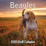 Beagles Monthly Calendar 2026 - Adorable Dog Photos