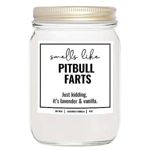 Pitbull Farts Soy Candle for Dog Lovers