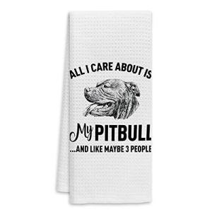 Pitbull Love Kitchen Towels for Dog Lovers