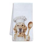 Funny Golden Retriever Chef Kitchen Towels - Perfect Gift