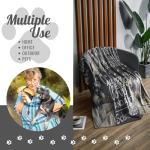 Schnauzer Flannel Throw Blanket for Dog Lovers