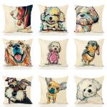 Goldendoodle Pattern Throw Pillow Cover for Home