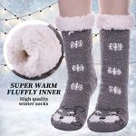 Cozy Non-Slip Fleece Slipper Socks for Women