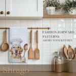 Funny Golden Retriever Chef Kitchen Towels - Perfect Gift